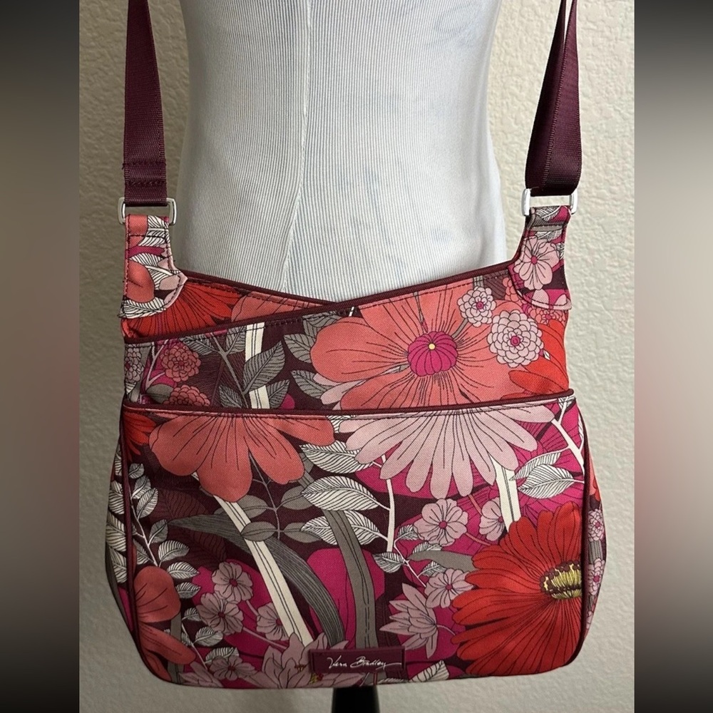 NEW Vera Bradley Crossbody Bag Bohemian Blooms Canvas Handbag